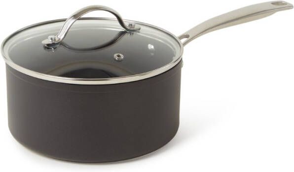 Brabantia Chrome Steelpan Met Deksel 18 Cm