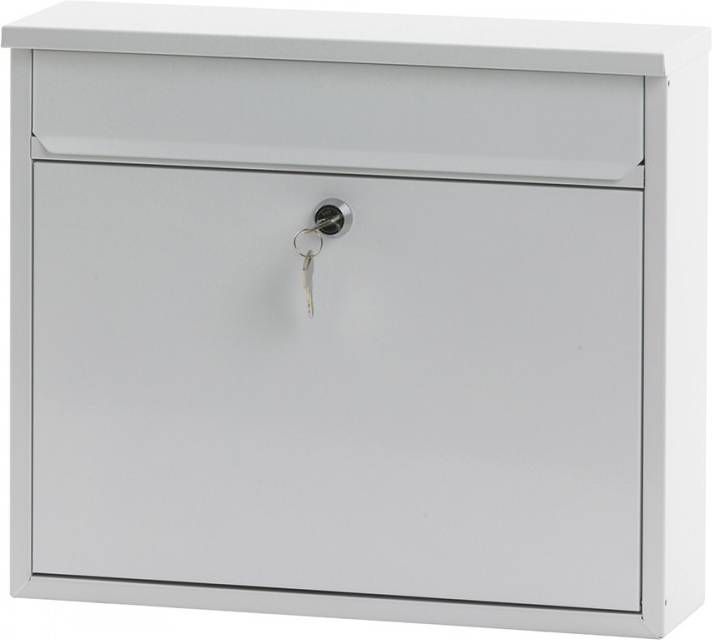 V-Part V part Granadan Wandbrievenbus 11 X 36 X 31, 5 Cm Staal Wit