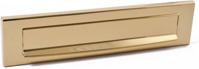 Hardbrass Briefplaat Ellen messing ongelakt