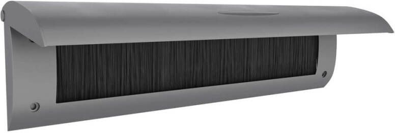 Door-line Door line Door line kunststof binnenbrievenbus met borstel en klep zilvergrijs