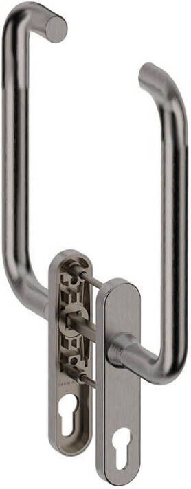 Hardbrass Hefschuifdeurgreep dubbel PC69 Stockholm RVS