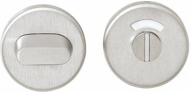 Intersteel Rozet met toilet -/badkamersluiting 5mm verdekt 53x10mm RVS