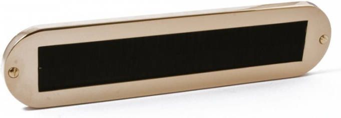 Hardbrass Tochtwering Aart messing ongelakt