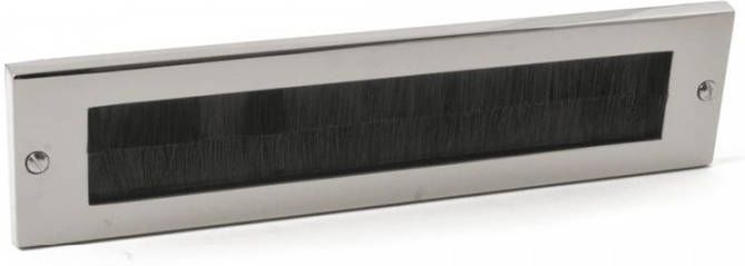 Hardbrass Tochtwering Alena PVD nikkel