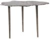 Clayre & Eef Bijzettafel 56x24x45 cm Grijs Aluminium Side table online kopen
