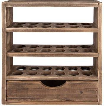 Clayre & Eef Eierkastje 35x11x38 Cm Bruin Hout Rechthoek Eierhouder Bruin Eierhouder