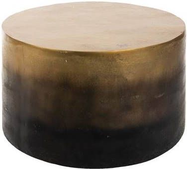 Clayre & Eef Salontafel Ø 60x40 cm Goudkleurig Aluminium Rond