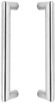 Intersteel Deurgrepen per paar recht 90° 330x80x30 HoH 300mm RVS