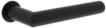 Intersteel Deurkruk Jura op minimalistische rozetten RVS/mat zwart