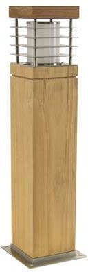 KS Verlichting Pilar Teak Tuinlamp