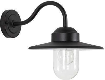 K.S. Verlichting Dolce Wandlamp Retro 27 x 27,5 cm Zwart