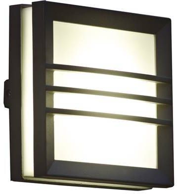 KS Verlichting Wandlamp Vision 5 vierkant met raster