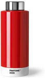 Vepa Bins Copenhagen Design Drinkfles Pantone 19 Cm Rvs 630 Ml Rood