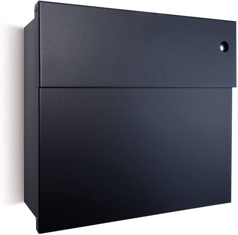 Absolut/ Radius Brievenbus Letterman IV, rode Klingel, zwart