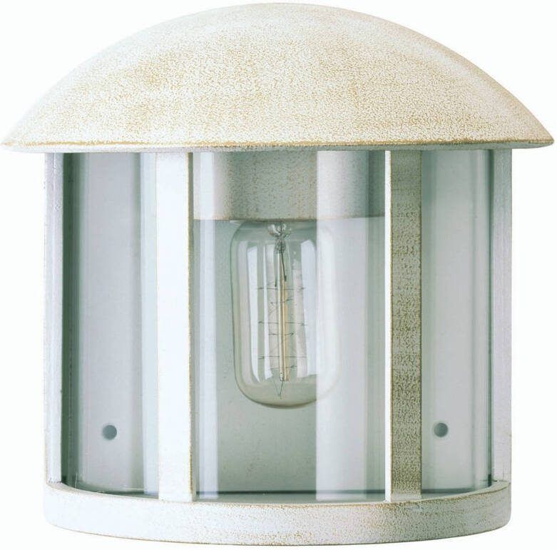 Albert Leuchten Charmante buitenwandlamp Gerlin in wit goud