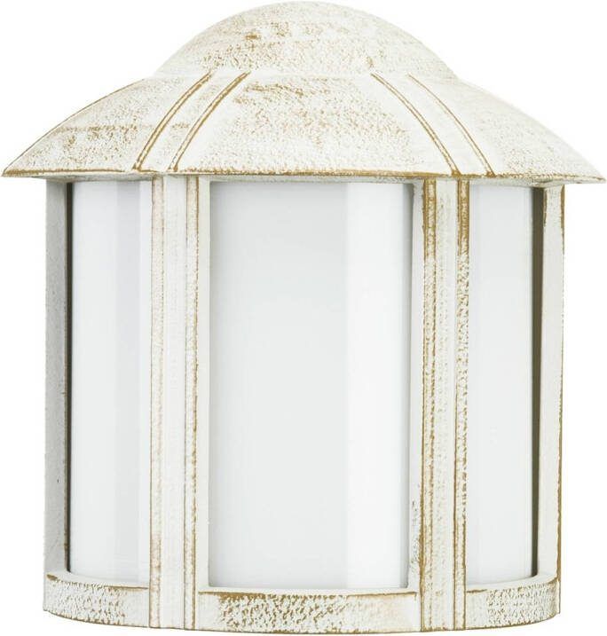 Albert Leuchten Massieve Affra buitenwandlamp in wit goud