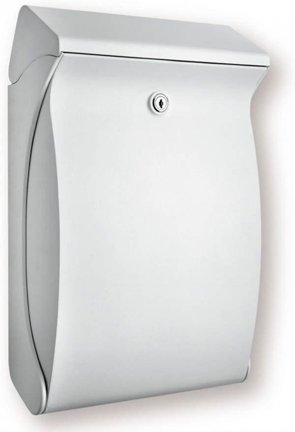 Burgwächter Compacte kunststof brievenbus Swing, wit