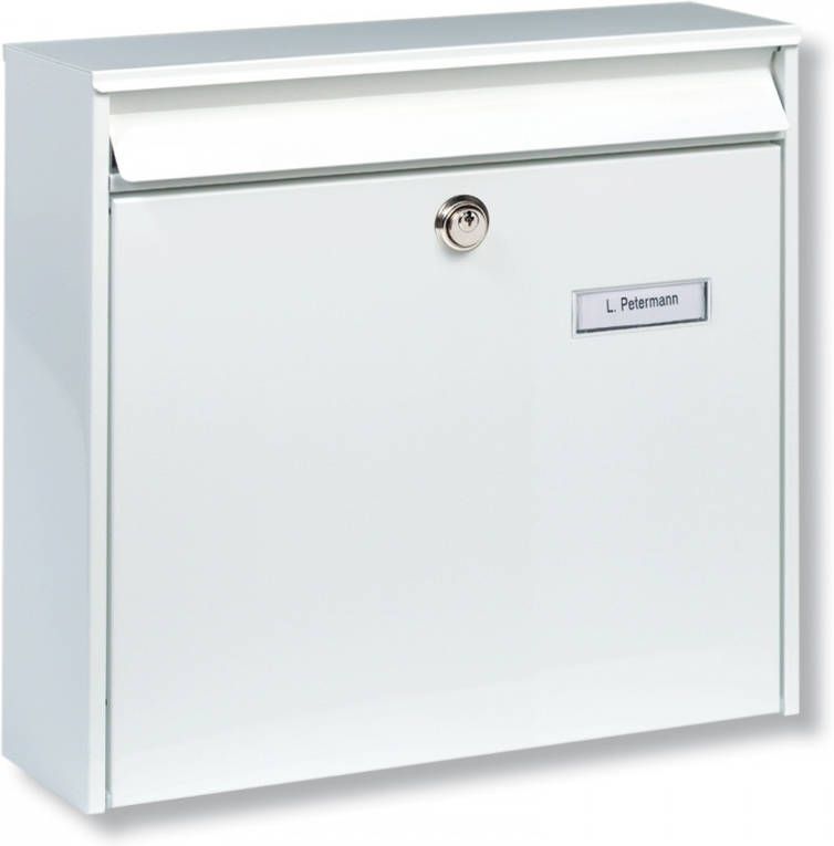 Burgwächter Ruime brievenbus aan de buitenmuur POTSDAM 877 wit