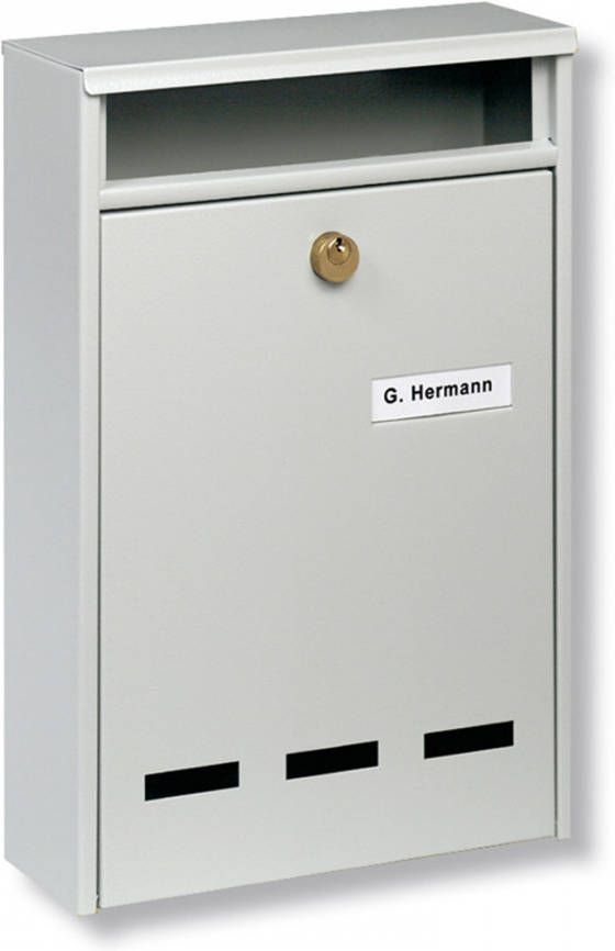 Burgwächter Standaard wandbrievenbus WISMAR B5 wit