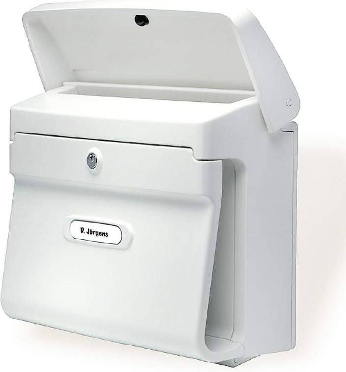 Burgwächter Kunststof brievenbus Bremen, wit