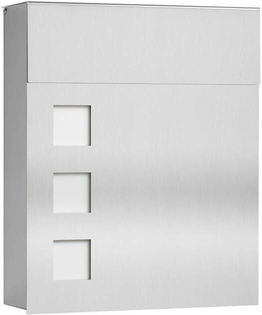 CMD Elegante brievenbus Ulani, rvs