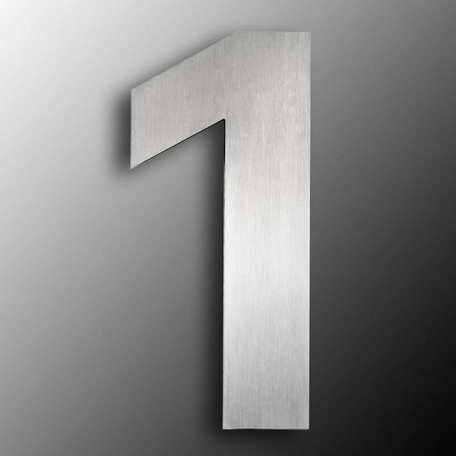 CMD Groot rvs huisnummer 1