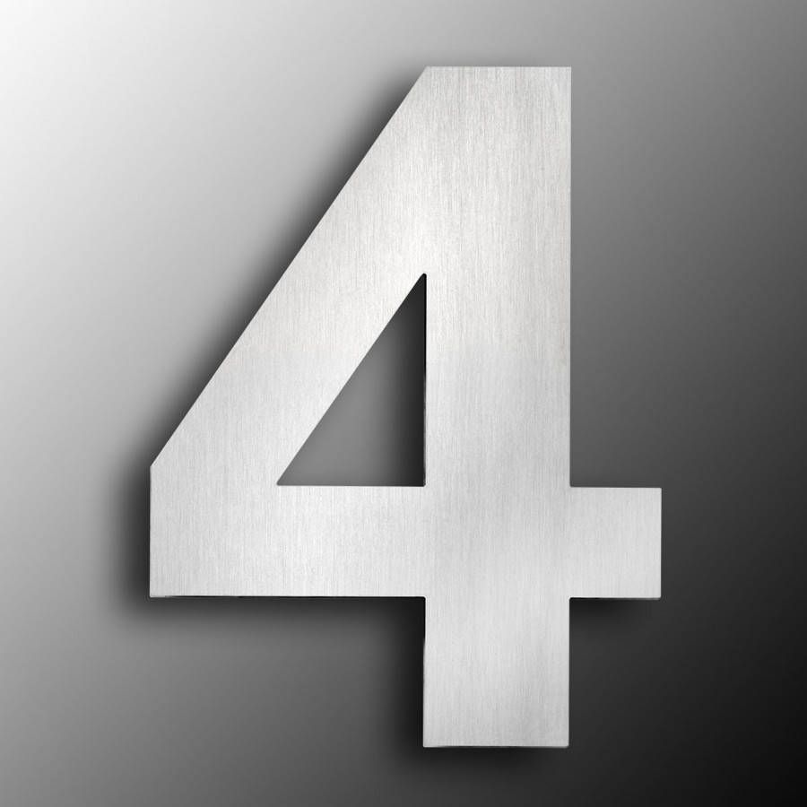 CMD Groot rvs huisnummer 4