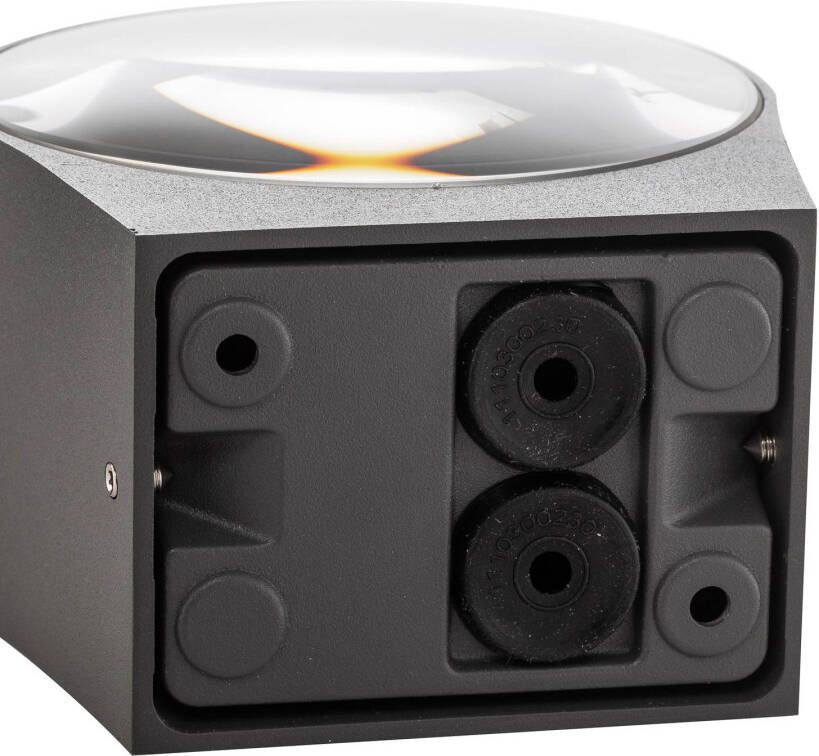 CMD LED buiten wandlamp 9029 met glazen lenzen