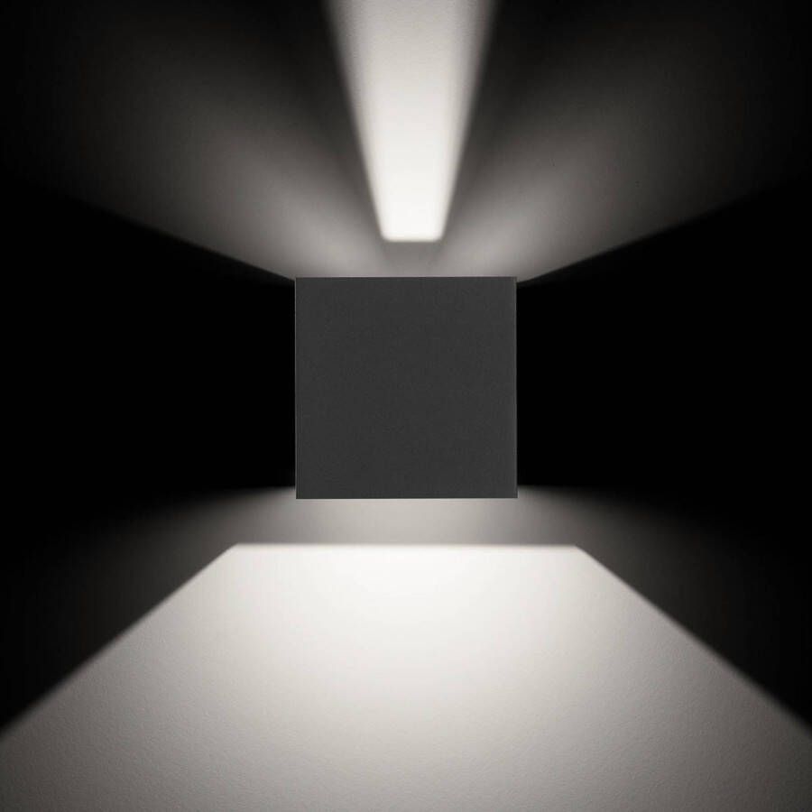 CMD LED buitenwandlamp 9032 up/down antraciet