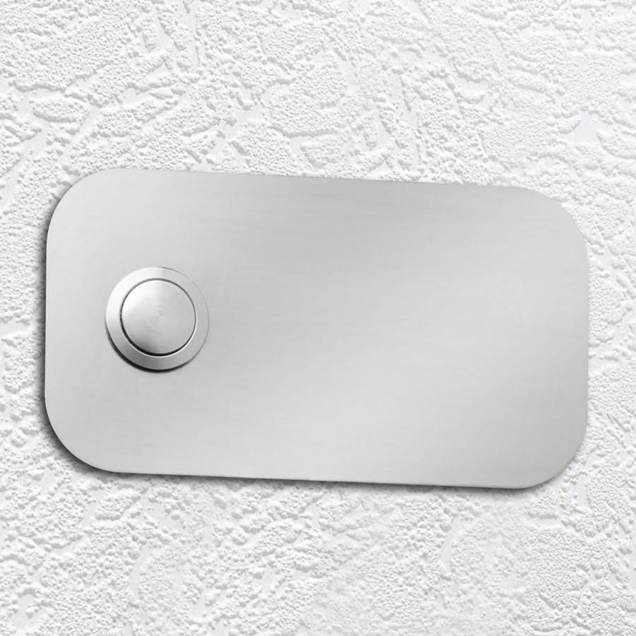 CMD Rechthoekige rvs belplaat