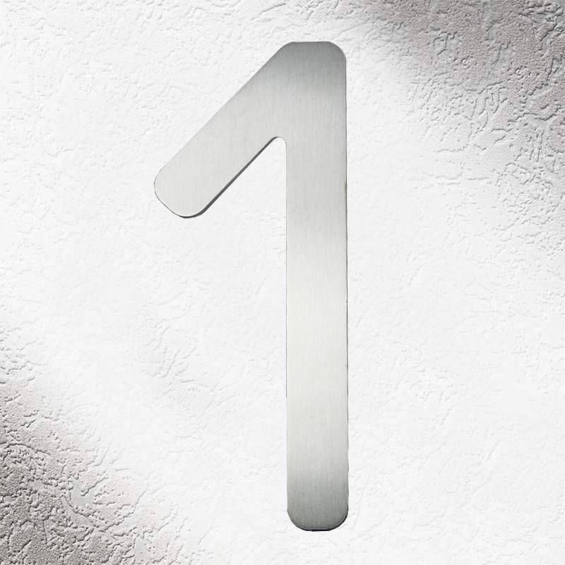 CMD Rvs huisnummers 1, goede kwaliteit