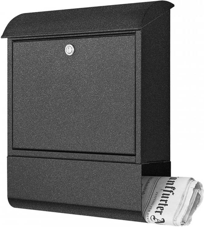 HEIBI Verzinkte brievenbus Joram m. krantenvak