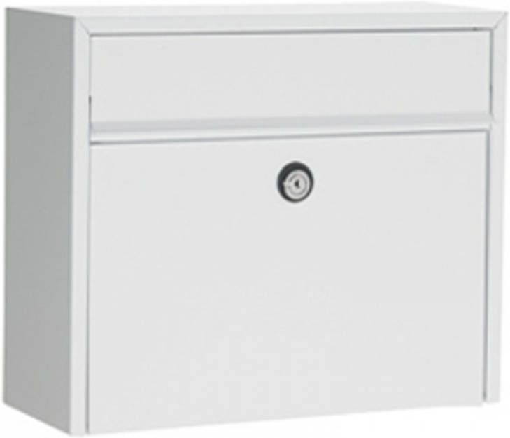 Juliana Eenvoudige brievenbus LT150, wit, Euro