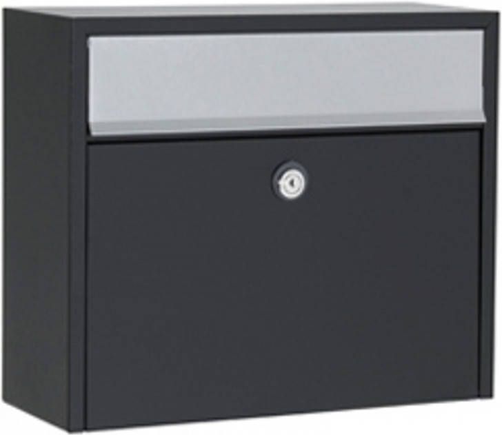 Juliana Eenvoudige brievenbus LT150, zwart, Euro