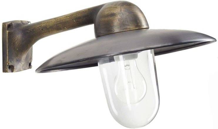 K.S. Verlichting Buitenwandlamp Stabila messing/koper