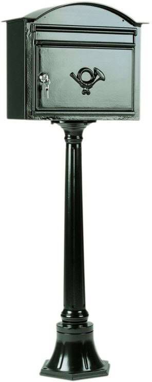 K.S. Verlichting Tijdloze brievenbus B7 donkergroen