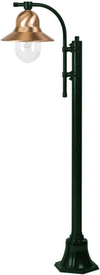 K.S. Verlichting Mastlamp Toscane 1 lamp 150 cm, groen