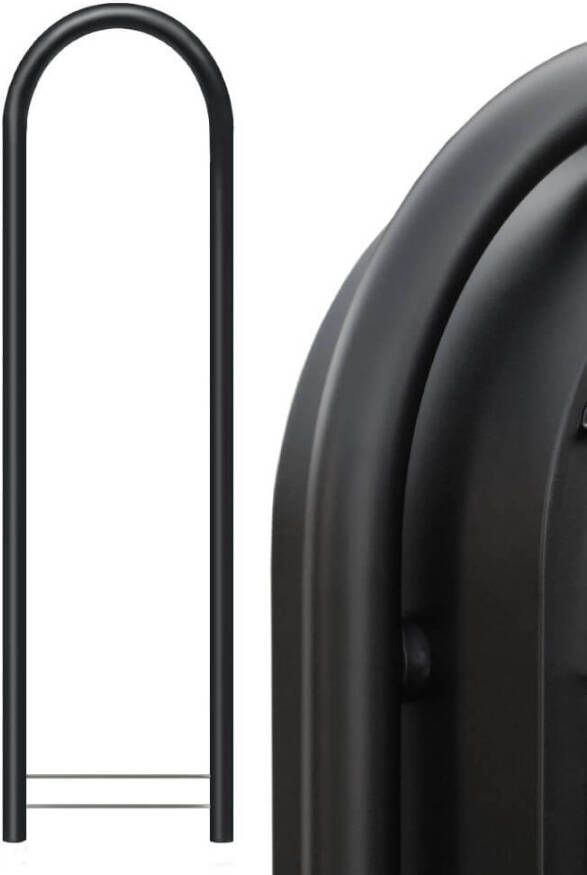 Bobi Brievenbus Round 9005 Struktuurzwart 01.02.01.35