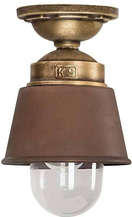 KS Verlichting Kostas Brass Plafondlamp Koper