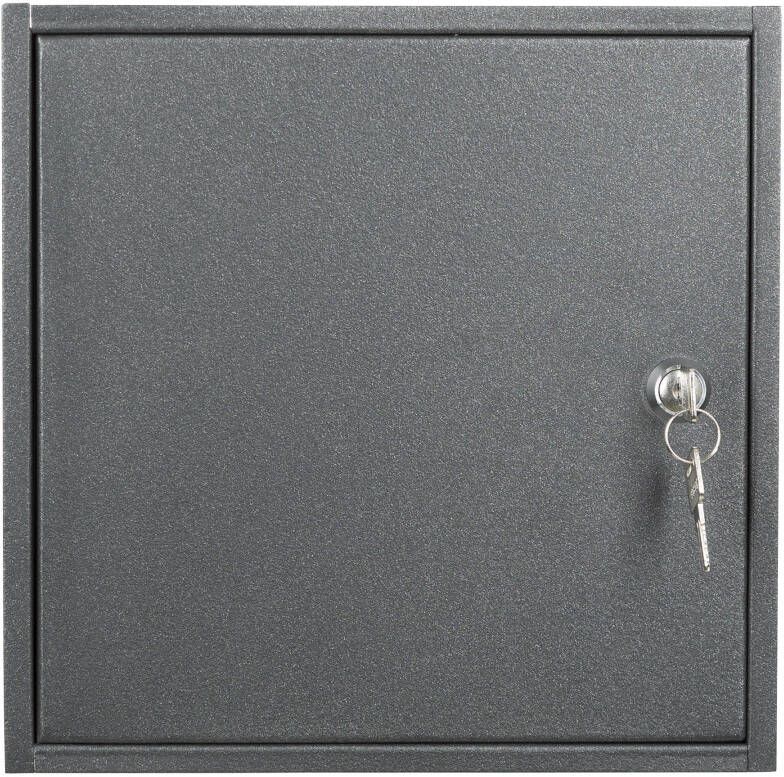 KS Verlichting RVS brievenbus deur inbouw antraciet