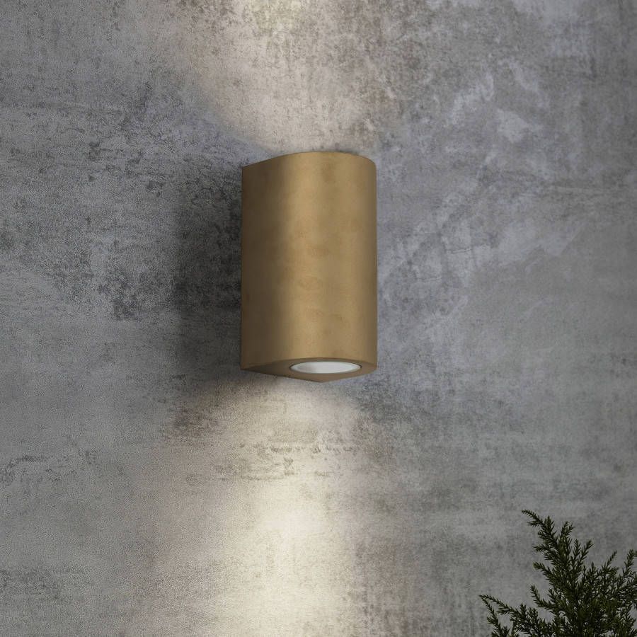 KS Verlichting Wandlamp up en down Big Noa messing