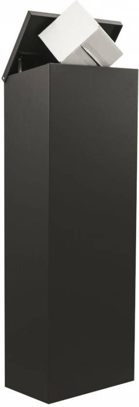 Allux 600 Zwart RUKO achteruitname pakketbrievenbus