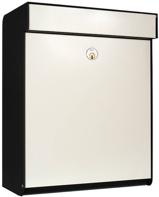 Allux Grundform Zwart/Wit brievenbus