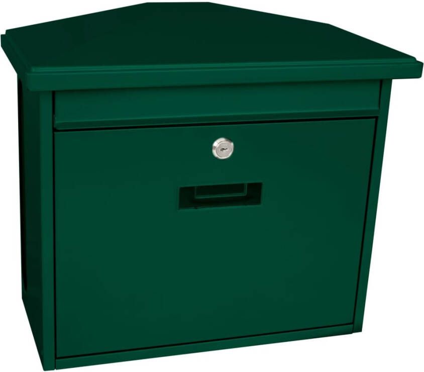 Vepa Bins V part Wandbrievenbus Zamoran 20, 5 X 34, 5 Cm Staal Groen