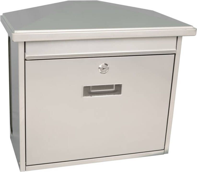 V-Part V part Zamoran Stalen Wandbrievenbus Zilver