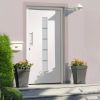 VIDAXL Voordeur 100x200 cm aluminium en PVC wit online kopen